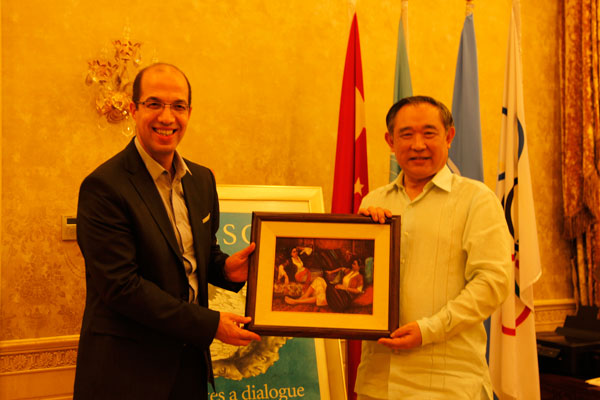 Tunisian Ambassador to China’s last stop at Peace Garden before leaving office in Beijin