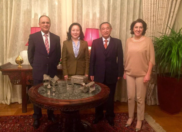 President Li Visits New Tunisian Ambassador