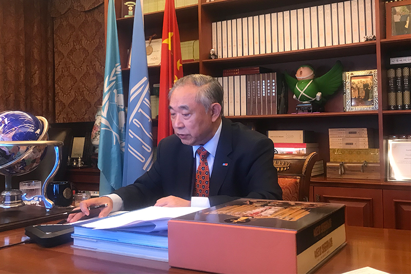 Video Speech of Mr. Li Ruohong on Art Webinar in commemoration of the 75th Anniversary of United Nations