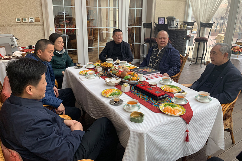 Beijing People’s Association for the Friendship with Foreign Countries，Beijing NGO Network for Foreign Exchanges visited Peace Garden