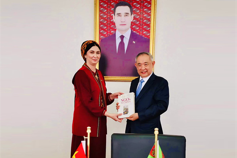 Li Ruohong Attends Presidential Activities and Talks with Vice Foreign Minister in Turkmenistan